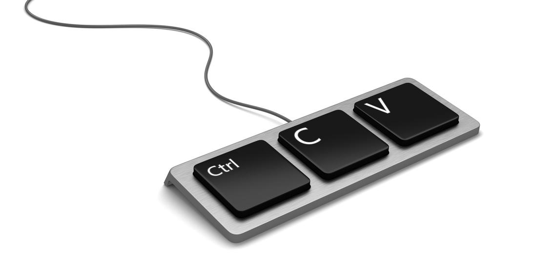 teclado Ctrl C V